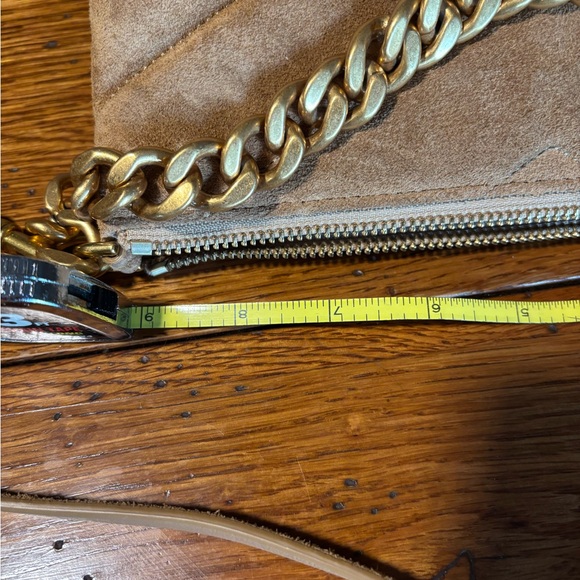 Rebecca Minkoff Tan Crossbody Bag with Gold Chain - Picture 13 of 15